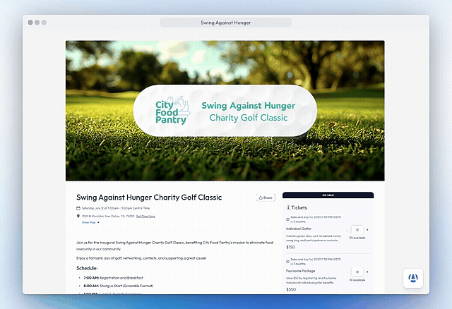 Anedot event page GIF