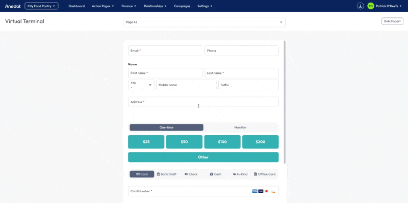 Example of how to use Virtual Terminal GIF