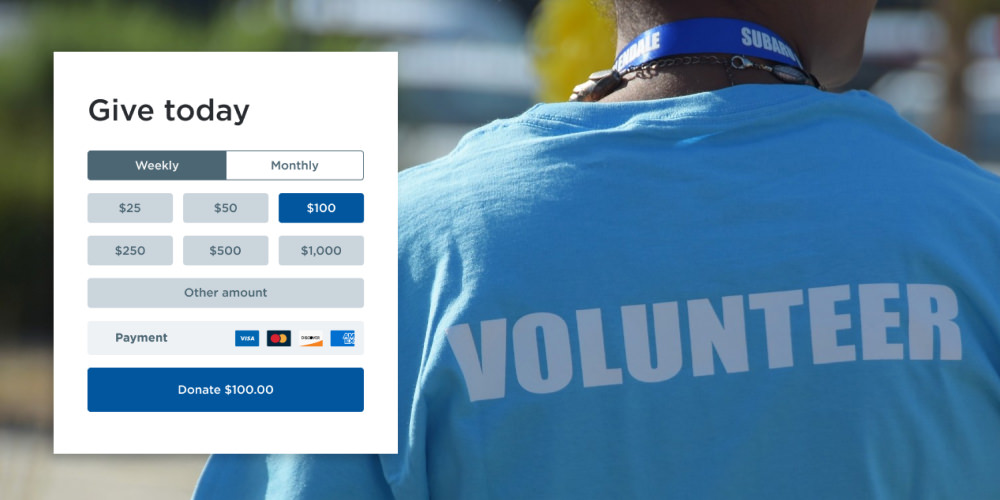 Have an online donation platform to start a nonprofit