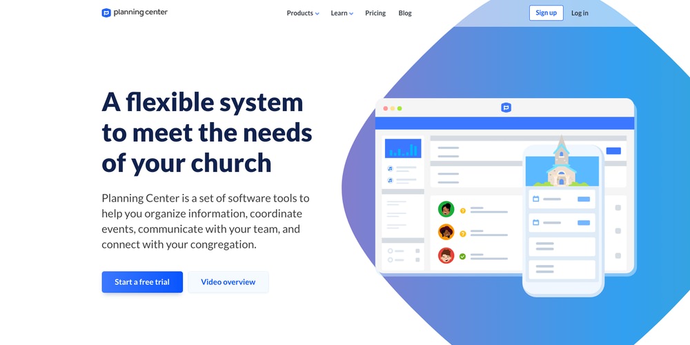 Planning Center Church Software