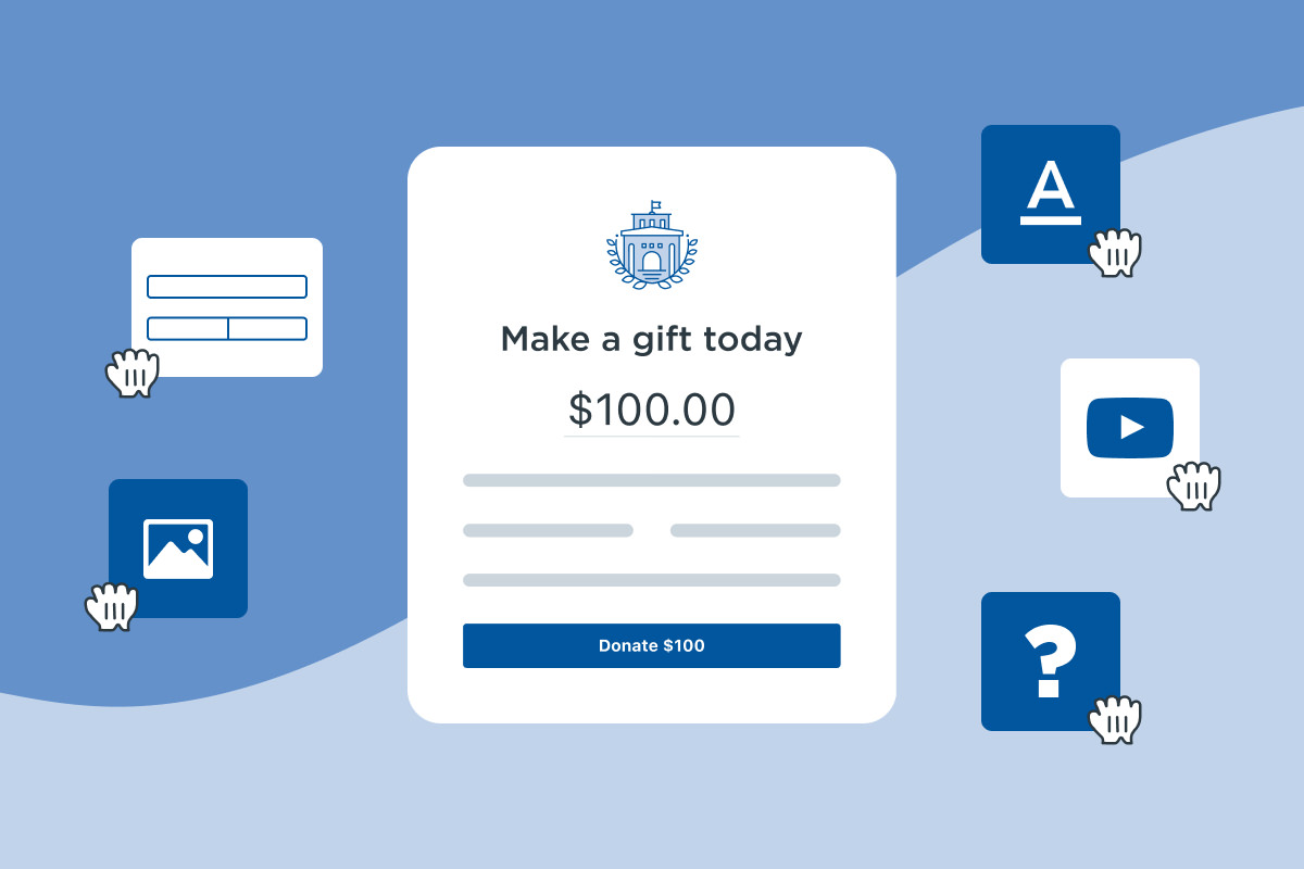 higher education fundraising donation page optimization