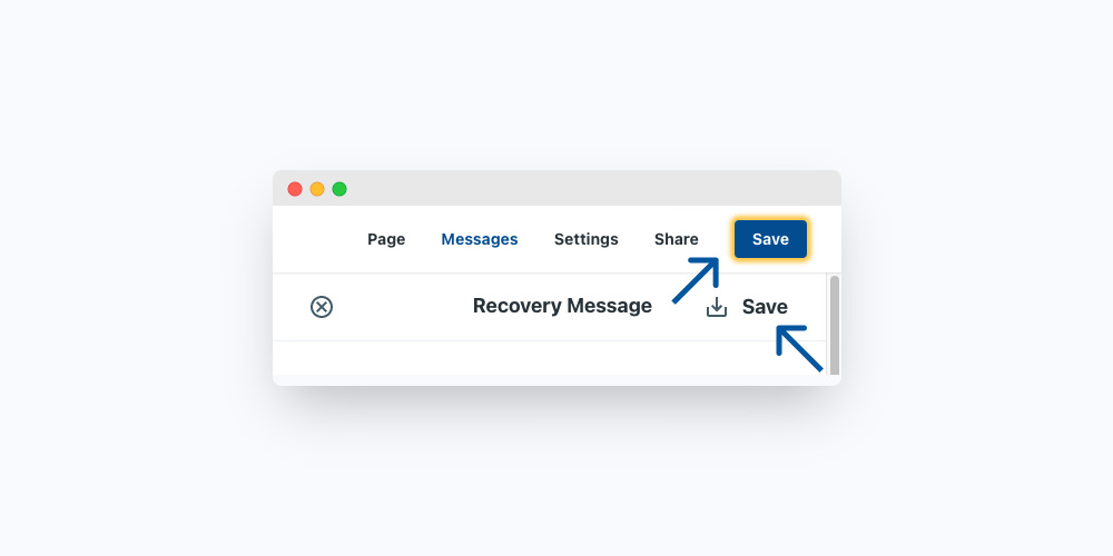 Anedot Action Recovery Save