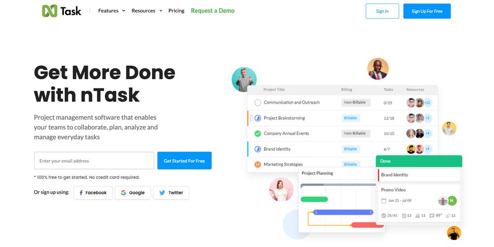 nTask Manager is a great project management software for nonprofits