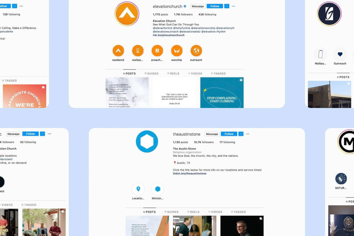 Best church instagram accounts