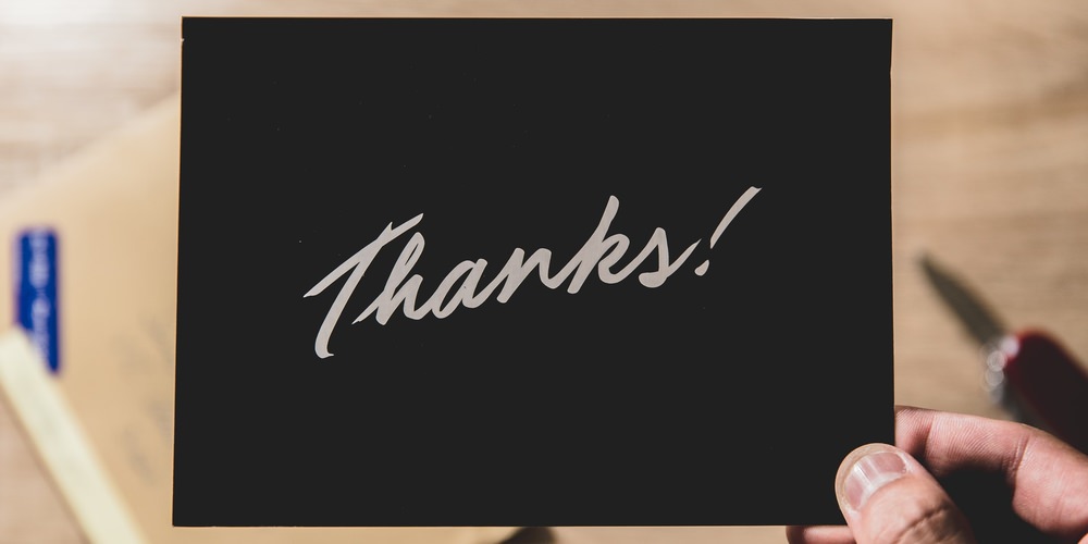 thank your community after year end giving campaign