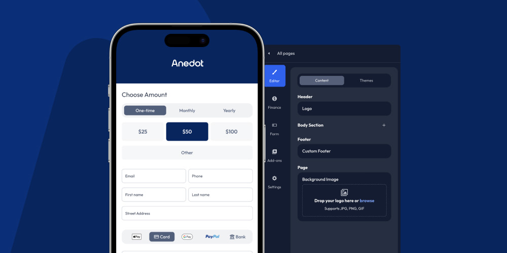 Use an Online Giving Tool Like Anedot For Fundraising Events