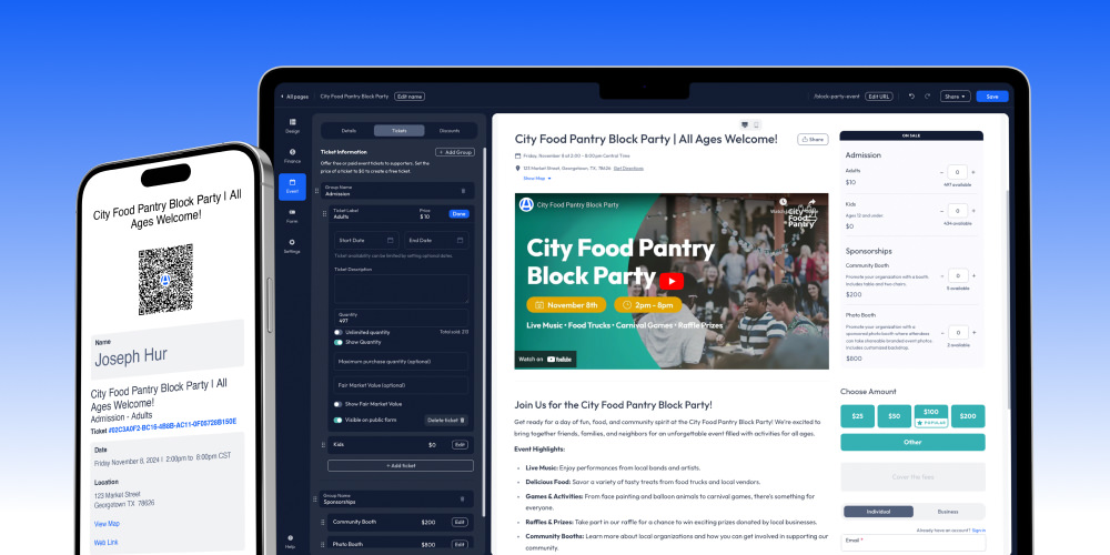 Why Nonprofits Choose Anedot Events
